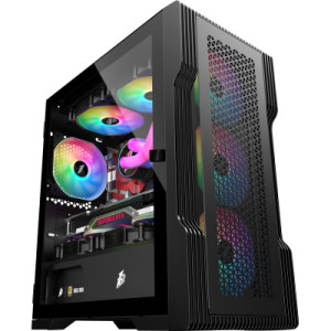 Корпус 1stPlayer T3-BK-4F1