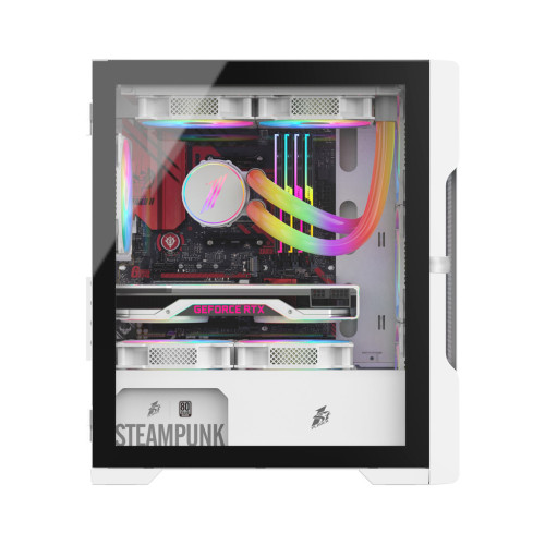 Корпус 1stPlayer T3-WH-4F1-W