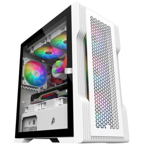Корпус 1stPlayer T3-WH-4F1-W
