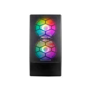 Корпус 1stPlayer X4-M-BK-2F1P-1F1
