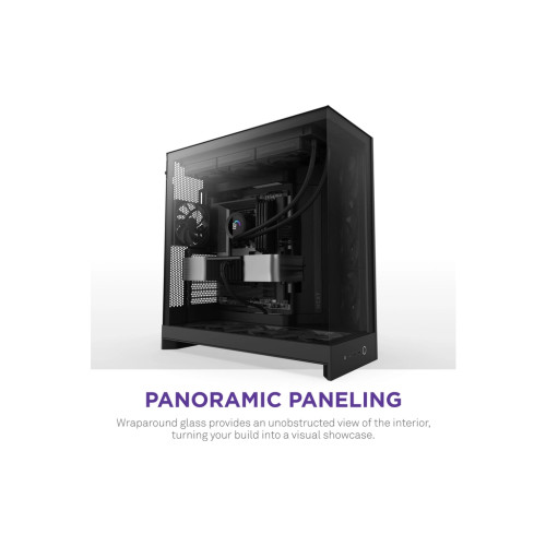 Корпус NZXT H9 Flow Dual-Chamber All Black (CM-H92FB-01)