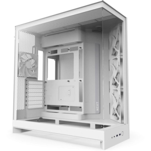 Корпус NZXT H9 Flow Dual-Chamber All White (CM-H92FW-01)