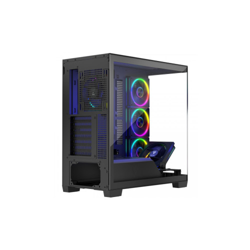 Корпус Modecom VOLCANO STELLAR ARGB MIDI 5x120mm fans BLACK (AT-STELLAR-5F-ARGB-10)