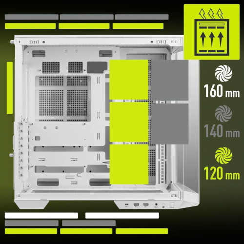 Корпус MSI MAG PANO 100L PZ WHITE Корпус MSI MAG PANO 100L PZ WHITE