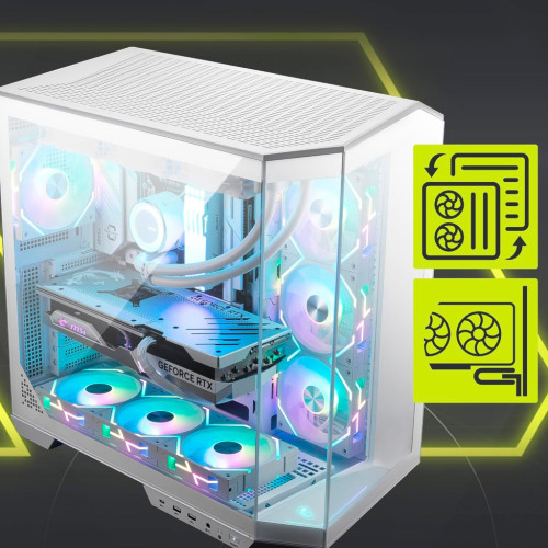 Корпус MSI MAG PANO 100L PZ WHITE Корпус MSI MAG PANO 100L PZ WHITE