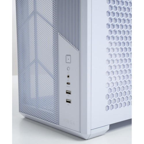 Корпус для ПК Vinga Eclipse White Корпус для ПК Vinga Eclipse White