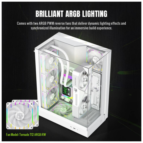 Корпус Gamemax T20 WH Корпус Gamemax T20 WH