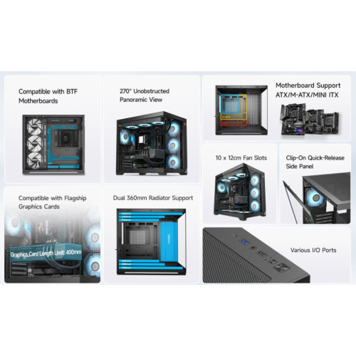 Корпус PcCooler C3 T700 ARGB BK Корпус PcCooler C3 T700 ARGB BK