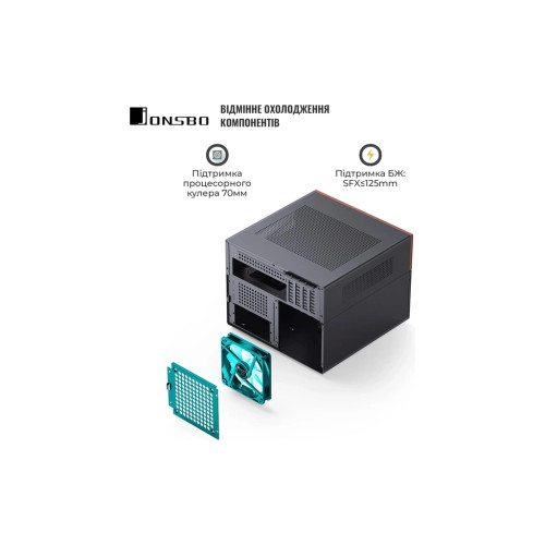 Корпус JONSBO N4 Black Корпус JONSBO N4 Black