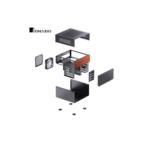 Корпус JONSBO N4 Black Корпус JONSBO N4 Black
