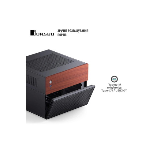 Корпус JONSBO N4 Black Корпус JONSBO N4 Black