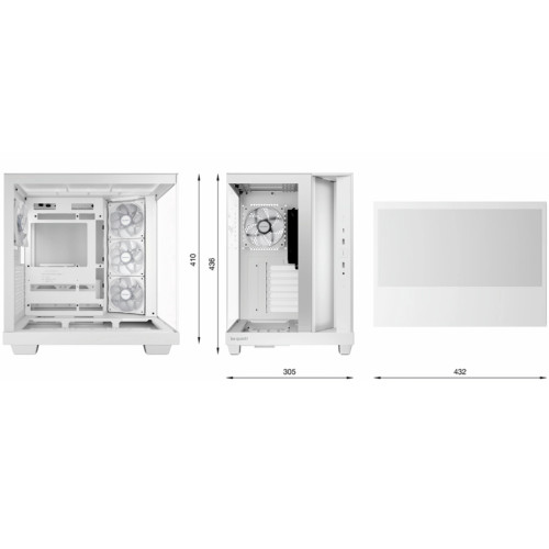 Корпус для ПК Be quiet! LIGHT BASE 500 LX white (BGW86) Корпус для ПК Be quiet! LIGHT BASE 500 LX white (BGW86)