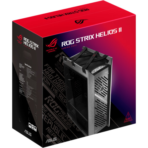 Корпус ASUS ROG Strix Helios II GX601S Black (90DC00W0-B39000) Корпус ASUS ROG Strix Helios II GX601S Black (90DC00W0-B39000)