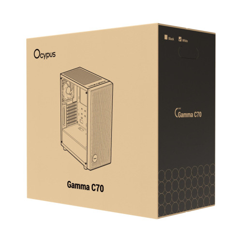Корпус OCYPUS GAMMA C70 WH ARGB (GAMMA-C70-WHG400XX-GL) Корпус OCYPUS GAMMA C70 WH ARGB (GAMMA-C70-WHG400XX-GL)
