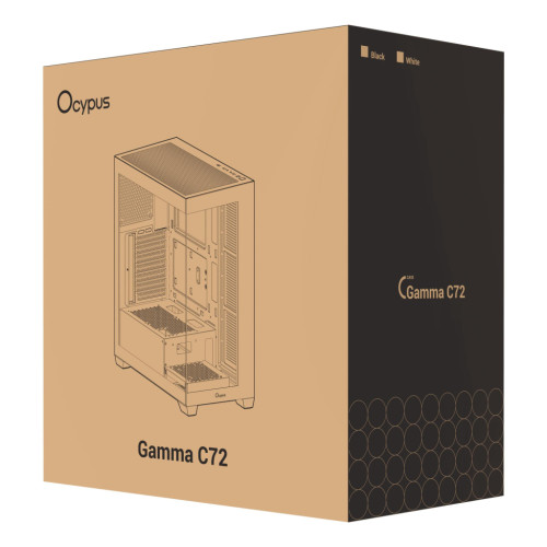 Корпус OCYPUS GAMMA C72 BK (GAMMA-C72-BKD000XX-GL) Корпус OCYPUS GAMMA C72 BK (GAMMA-C72-BKD000XX-GL)