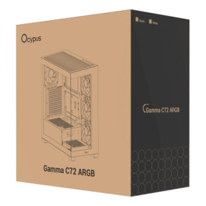 Корпус OCYPUS GAMMA C72 BK ARGB (GAMMA-C72-BKD400XX-GL)