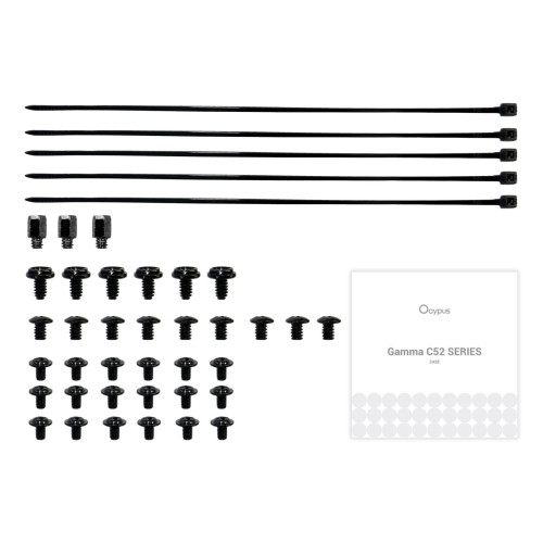 Корпус OCYPUS GAMMA C52 BK ARGB (GAMMA-C52-BKD300XX-GL)