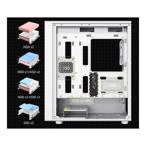 Корпус для ПК Gamemax AERIS 330 GW