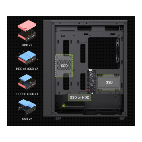 Корпус для ПК Gamemax AERIS 330 MB Корпус для ПК Gamemax AERIS 330 MB