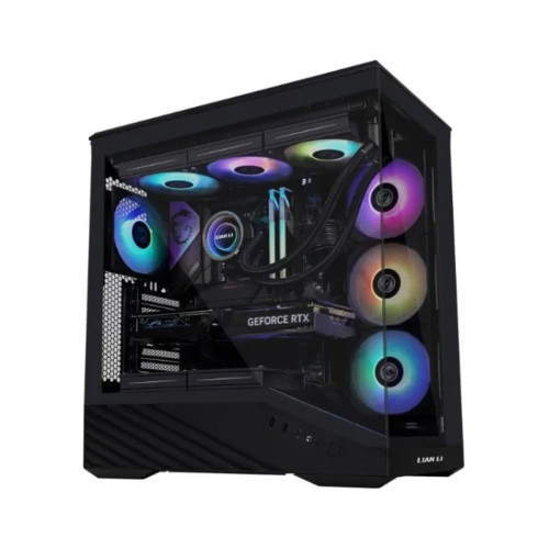Корпус для ПК Lian Li V100R case with pre-installed four 120mm RGB PWM fan, Black (G99.V100RX.01)