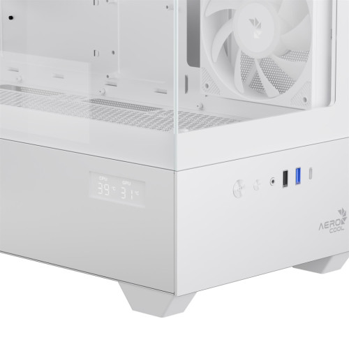 Корпус для ПК AeroCool P300D Digi-G-WT-v1 White (ACCS-PN05033.21)