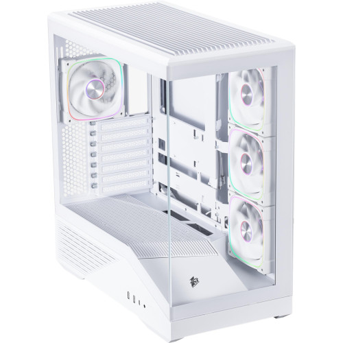 Корпус для ПК 1stPlayer GM7-WH-3FN7R-W-1FN7-W White (GM7-WH-3FN7R-W-1FN7-W)