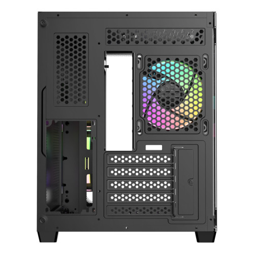 Корпус для ПК OCYPUS IOTA C50 BK CURVE ARGB DIGITAL (OTA-C50-BKD300CD-GL)