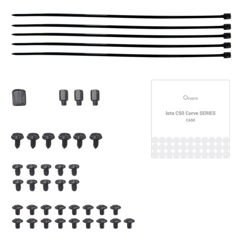 Корпус для ПК OCYPUS IOTA C50 BK CURVE ARGB DIGITAL (OTA-C50-BKD300CD-GL)