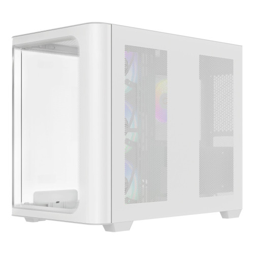 Корпус для ПК OCYPUS IOTA C70 WH CURVE ARGB DIGITAL (IOTA-C70-WHD400CD-GL)