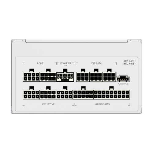 Блок живлення Gamemax 1300W RGB-1300 WH (RGB-1300 WH (ATX3.0/3.1 PCIe5.)