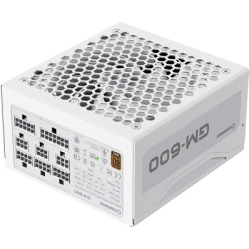 Блок живлення Gamemax 600W GM-600 Modular white (GM-600 Modular white)