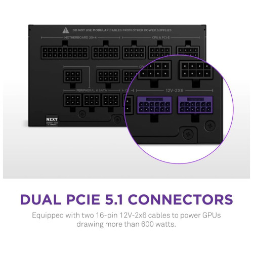 Блок живлення NZXT 1500W C Series (PA-5P1BB-EU)