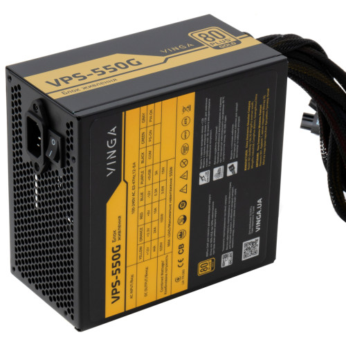 Блок живлення Vinga 550W (VPS-550G) Блок живлення Vinga 550W (VPS-550G)
