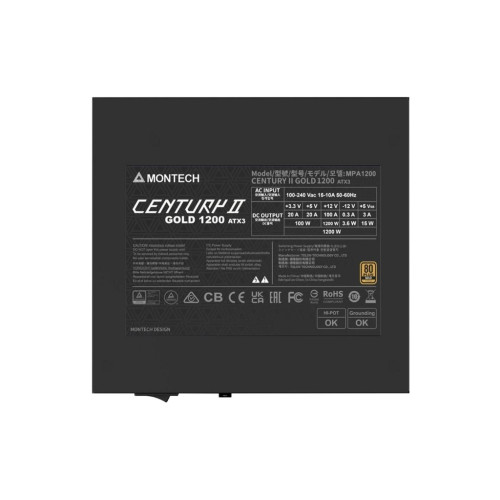 Блок живлення MONTECH 1200W (CENTURY II 1200)