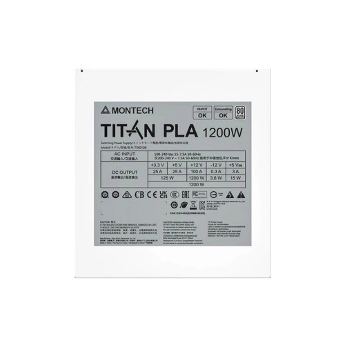Блок живлення MONTECH 1200W (TITAN PLA 1200)