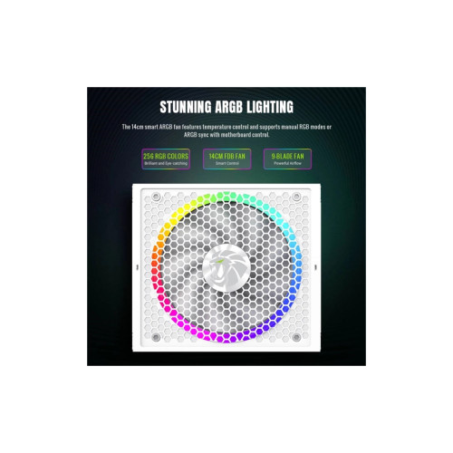 Блок живлення Gamemax 1050W (RGB 1050G WH)