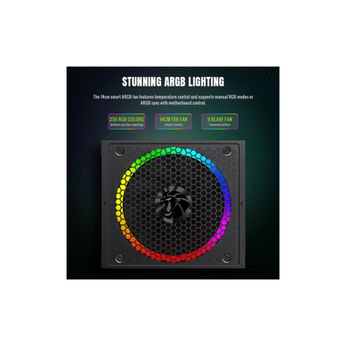 Блок живлення Gamemax 750W (RGB 750G)