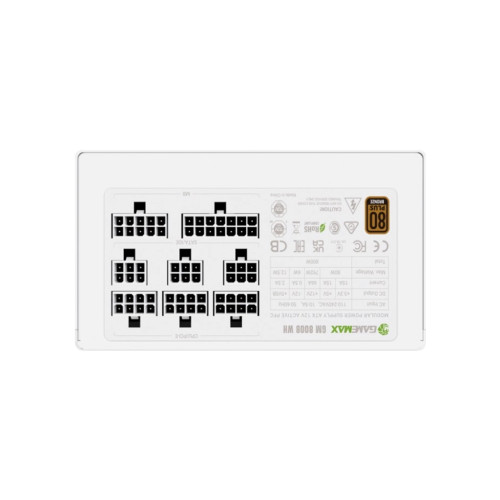 Блок живлення Gamemax 800W (GM 800B WH Fully-modular New)