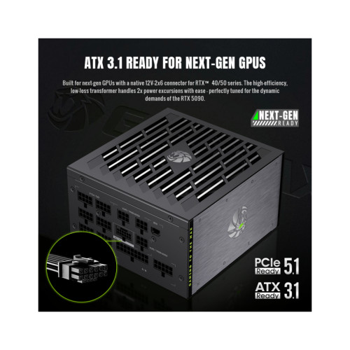 Блок живлення Gamemax 1000W (Lion core 1000P)