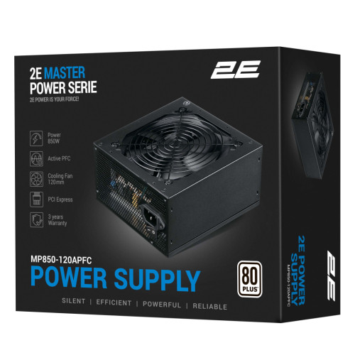 Блок живлення 2E 850W Master Power (2E-MP850-120APFC)