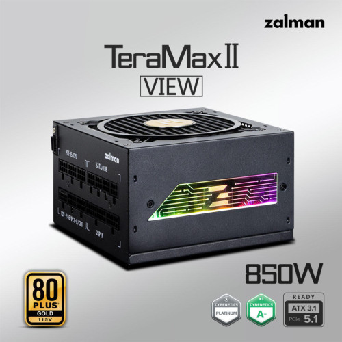 Блок живлення Zalman 850W Teramax 2 View (ZM850-TMX2VIEW) Блок живлення Zalman 850W Teramax 2 View (ZM850-TMX2VIEW)