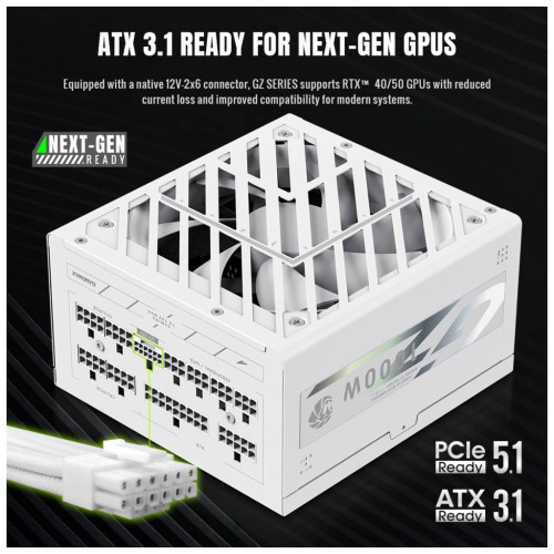 Блок живлення Gamemax 1000W (GZ 1000G WH)