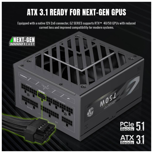 Блок живлення Gamemax 750W (GZ 750G BK)