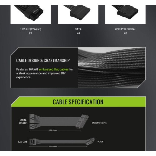 Блок живлення Gamemax 650W (GS 650G V25)