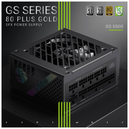 Блок живлення Gamemax 650W (GS 650G V25)