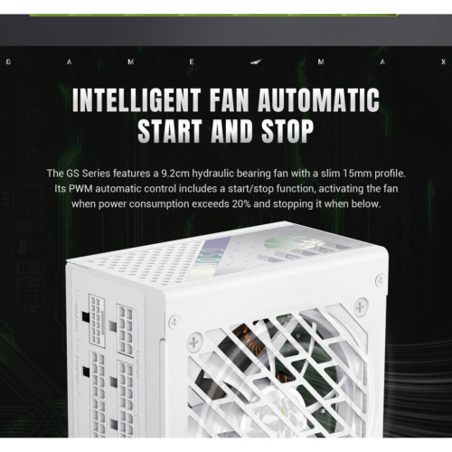 Блок живлення Gamemax 650W (GS 650G WH V25)