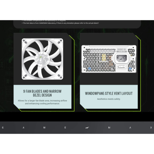 Блок живлення Gamemax 650W (GS 650G WH V25)