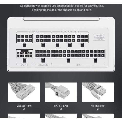 Блок живлення Gamemax 650W (GS 650G WH V25)