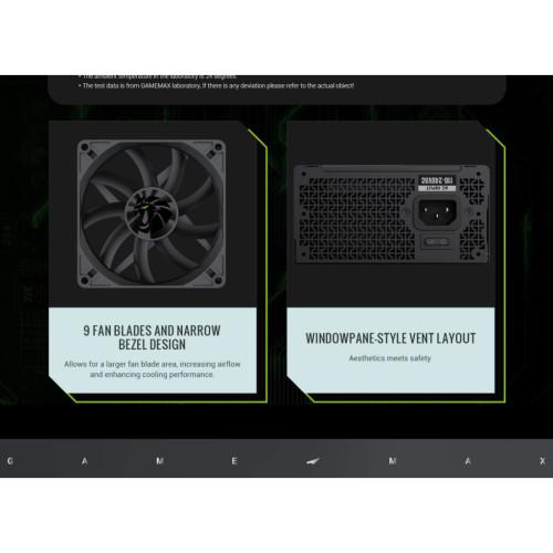 Блок живлення Gamemax 750W (GS 750G V25)