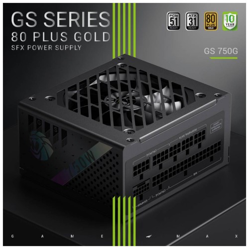 Блок живлення Gamemax 750W (GS 750G V25)